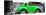 ¡Viva Mexico! Panoramic Collection - Small Kelly Green VW Beetle Car-Philippe Hugonnard-Stretched Canvas