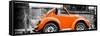 ¡Viva Mexico! Panoramic Collection - Small Orange VW Beetle Car-Philippe Hugonnard-Framed Stretched Canvas