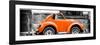 ¡Viva Mexico! Panoramic Collection - Small Orange VW Beetle Car-Philippe Hugonnard-Framed Photographic Print