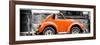 ¡Viva Mexico! Panoramic Collection - Small Orange VW Beetle Car-Philippe Hugonnard-Framed Photographic Print