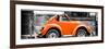 ¡Viva Mexico! Panoramic Collection - Small Orange VW Beetle Car-Philippe Hugonnard-Framed Photographic Print