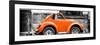 ¡Viva Mexico! Panoramic Collection - Small Orange VW Beetle Car-Philippe Hugonnard-Framed Photographic Print