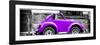 ¡Viva Mexico! Panoramic Collection - Small Purple VW Beetle Car-Philippe Hugonnard-Framed Photographic Print