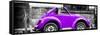 ¡Viva Mexico! Panoramic Collection - Small Purple VW Beetle Car-Philippe Hugonnard-Framed Stretched Canvas