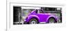 ¡Viva Mexico! Panoramic Collection - Small Purple VW Beetle Car-Philippe Hugonnard-Framed Photographic Print