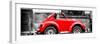 ¡Viva Mexico! Panoramic Collection - Small Red VW Beetle Car-Philippe Hugonnard-Framed Photographic Print