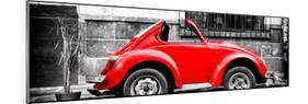 ¡Viva Mexico! Panoramic Collection - Small Red VW Beetle Car-Philippe Hugonnard-Mounted Photographic Print