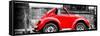 ¡Viva Mexico! Panoramic Collection - Small Red VW Beetle Car-Philippe Hugonnard-Framed Stretched Canvas