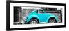 ¡Viva Mexico! Panoramic Collection - Small Turquoise VW Beetle Car-Philippe Hugonnard-Framed Photographic Print