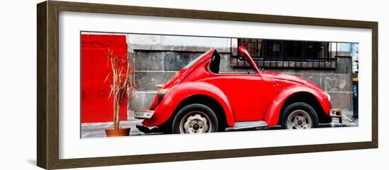 ¡Viva Mexico! Panoramic Collection - Small VW Beetle Car-Philippe Hugonnard-Framed Photographic Print