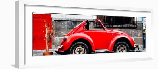 ¡Viva Mexico! Panoramic Collection - Small VW Beetle Car-Philippe Hugonnard-Framed Photographic Print