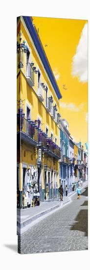 ¡Viva Mexico! Panoramic Collection - Street Colors Guanajuato II-Philippe Hugonnard-Stretched Canvas