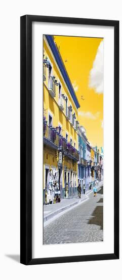 ¡Viva Mexico! Panoramic Collection - Street Colors Guanajuato II-Philippe Hugonnard-Framed Premium Photographic Print