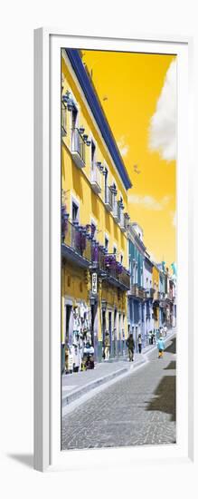 ¡Viva Mexico! Panoramic Collection - Street Colors Guanajuato II-Philippe Hugonnard-Framed Photographic Print