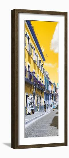 ¡Viva Mexico! Panoramic Collection - Street Colors Guanajuato II-Philippe Hugonnard-Framed Photographic Print