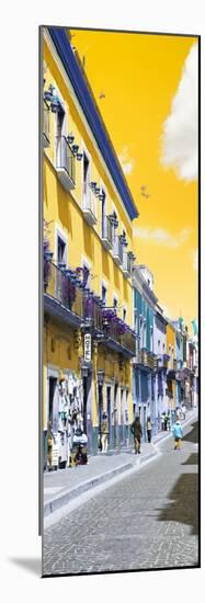 ¡Viva Mexico! Panoramic Collection - Street Colors Guanajuato II-Philippe Hugonnard-Mounted Photographic Print