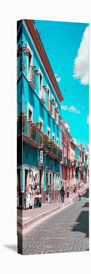 ¡Viva Mexico! Panoramic Collection - Street Colors Guanajuato IV-Philippe Hugonnard-Stretched Canvas