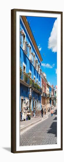 ¡Viva Mexico! Panoramic Collection - Street Colors Guanajuato-Philippe Hugonnard-Framed Photographic Print