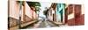 ¡Viva Mexico! Panoramic Collection - Street in San Cristobal de Las Casas II-Philippe Hugonnard-Stretched Canvas