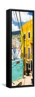 ¡Viva Mexico! Panoramic Collection - Street Scene Guanajuato II-Philippe Hugonnard-Framed Stretched Canvas
