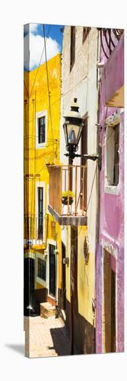 ¡Viva Mexico! Panoramic Collection - Street Scene Guanajuato III-Philippe Hugonnard-Stretched Canvas
