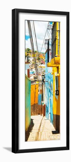 ¡Viva Mexico! Panoramic Collection - Street Scene Guanajuato IV-Philippe Hugonnard-Framed Photographic Print