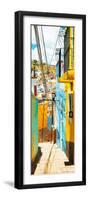 ¡Viva Mexico! Panoramic Collection - Street Scene Guanajuato IV-Philippe Hugonnard-Framed Premium Photographic Print