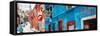 ¡Viva Mexico! Panoramic Collection - Street Scene Guanajuato V-Philippe Hugonnard-Framed Stretched Canvas