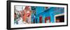 ¡Viva Mexico! Panoramic Collection - Street Scene Guanajuato V-Philippe Hugonnard-Framed Photographic Print