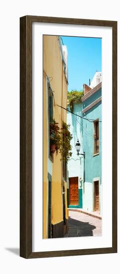 ¡Viva Mexico! Panoramic Collection - Street Scene Guanajuato VI-Philippe Hugonnard-Framed Photographic Print