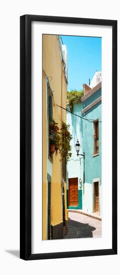 ¡Viva Mexico! Panoramic Collection - Street Scene Guanajuato VI-Philippe Hugonnard-Framed Photographic Print