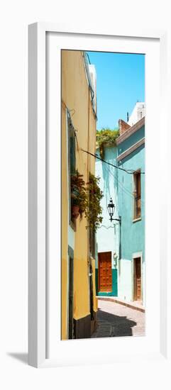 ¡Viva Mexico! Panoramic Collection - Street Scene Guanajuato VI-Philippe Hugonnard-Framed Photographic Print