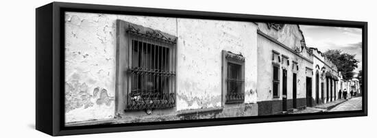 ¡Viva Mexico! Panoramic Collection - Street Scene San Cristobal de Las Casas I-Philippe Hugonnard-Framed Stretched Canvas