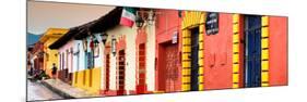 ¡Viva Mexico! Panoramic Collection - Street Scene San Cristobal de Las Casas II-Philippe Hugonnard-Mounted Photographic Print