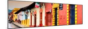 ¡Viva Mexico! Panoramic Collection - Street Scene San Cristobal de Las Casas II-Philippe Hugonnard-Mounted Photographic Print
