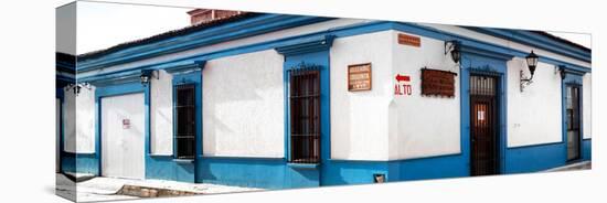 ¡Viva Mexico! Panoramic Collection - Street Scene San Cristobal de Las Casas III-Philippe Hugonnard-Stretched Canvas