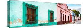 ¡Viva Mexico! Panoramic Collection - Street Scene San Cristobal de Las Casas-Philippe Hugonnard-Stretched Canvas