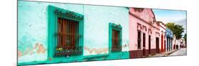 ¡Viva Mexico! Panoramic Collection - Street Scene San Cristobal de Las Casas-Philippe Hugonnard-Mounted Photographic Print