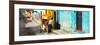 ¡Viva Mexico! Panoramic Collection - Street Vendor in San Cristobal-Philippe Hugonnard-Framed Photographic Print