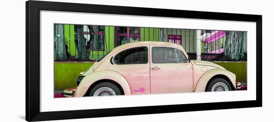 ¡Viva Mexico! Panoramic Collection - "Summer" VW Beetle Car IV-Philippe Hugonnard-Framed Photographic Print