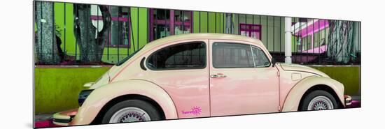 ¡Viva Mexico! Panoramic Collection - "Summer" VW Beetle Car IV-Philippe Hugonnard-Mounted Photographic Print