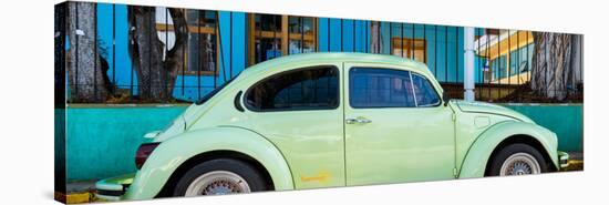 ¡Viva Mexico! Panoramic Collection - "Summer" VW Beetle Car-Philippe Hugonnard-Stretched Canvas