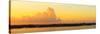 ¡Viva Mexico! Panoramic Collection - Sunset over Cancun-Philippe Hugonnard-Stretched Canvas