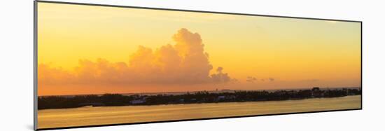 ¡Viva Mexico! Panoramic Collection - Sunset over Cancun-Philippe Hugonnard-Mounted Photographic Print