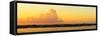 ¡Viva Mexico! Panoramic Collection - Sunset over Cancun-Philippe Hugonnard-Framed Stretched Canvas
