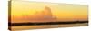 ¡Viva Mexico! Panoramic Collection - Sunset over Cancun-Philippe Hugonnard-Stretched Canvas