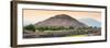 ¡Viva Mexico! Panoramic Collection - Teotihuacan Pyramid III-Philippe Hugonnard-Framed Photographic Print