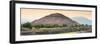 ¡Viva Mexico! Panoramic Collection - Teotihuacan Pyramid III-Philippe Hugonnard-Framed Photographic Print