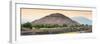 ¡Viva Mexico! Panoramic Collection - Teotihuacan Pyramid III-Philippe Hugonnard-Framed Photographic Print