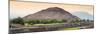 ¡Viva Mexico! Panoramic Collection - Teotihuacan Pyramid III-Philippe Hugonnard-Mounted Photographic Print